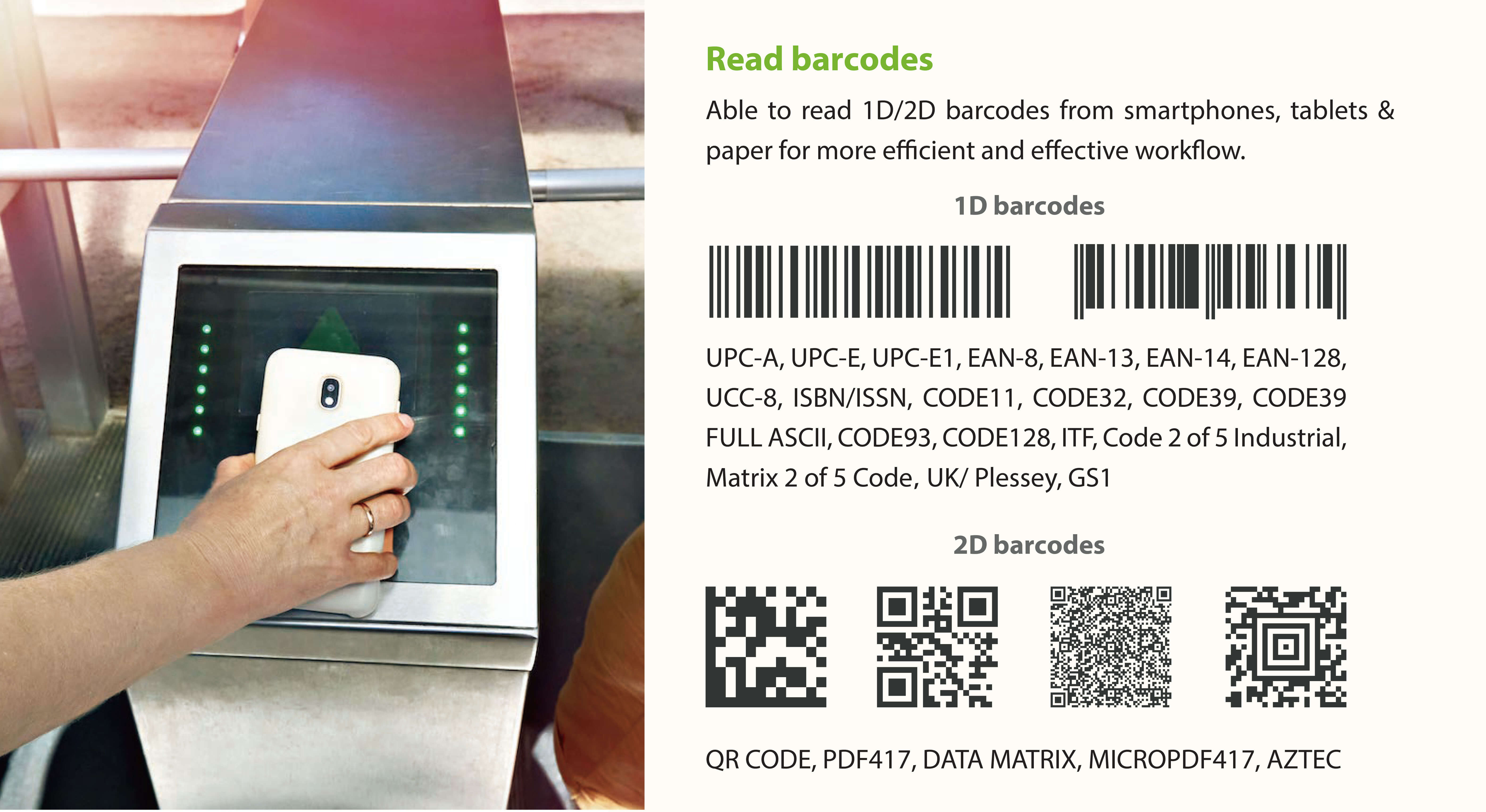 Scramble QR Code & Barcode Access Control Solution